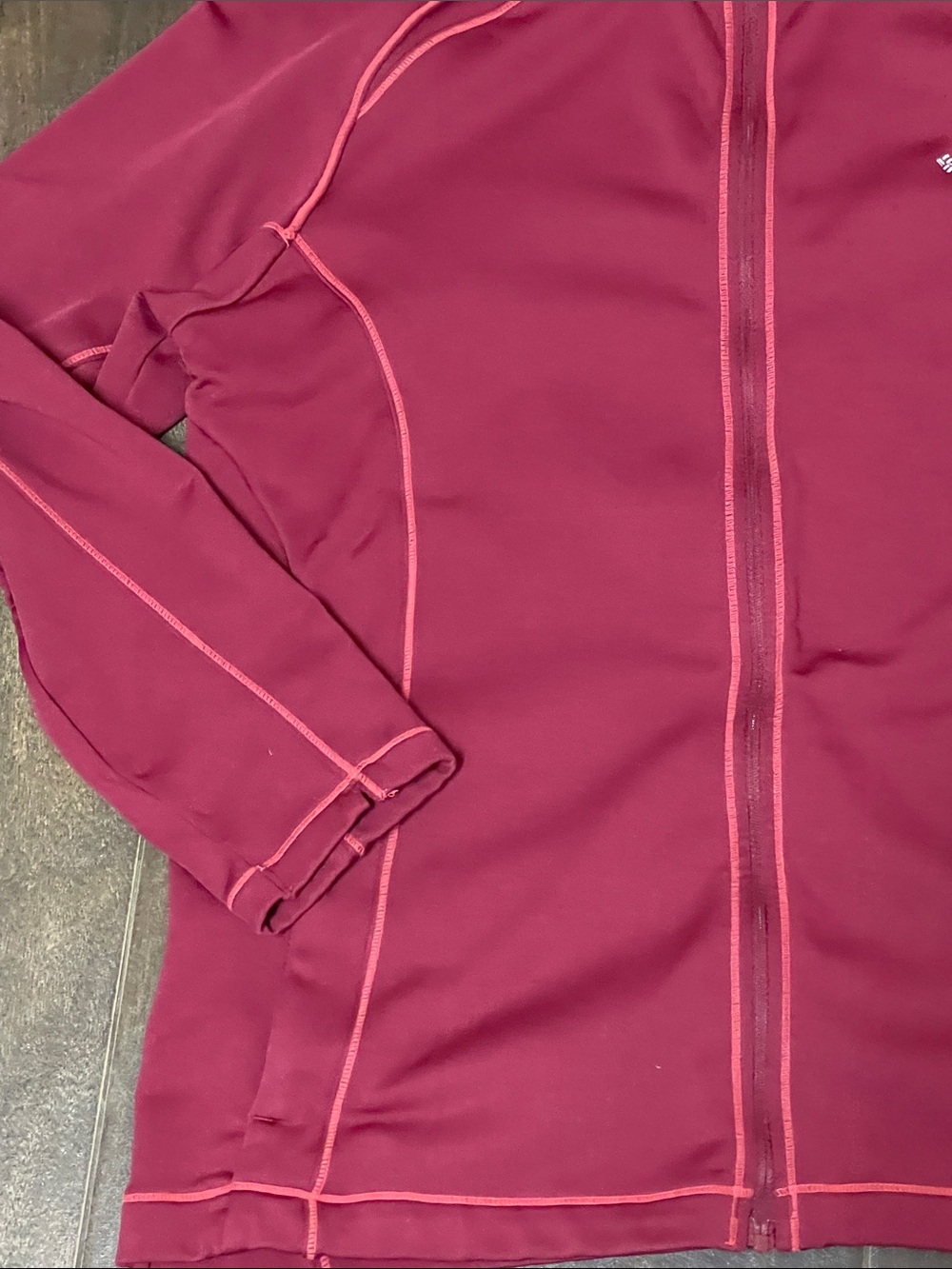 Columbia Women's Raspberry Red Full-Zip Utility Jacket - Picture 3 of 4